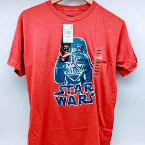 Star Wars Men's Medium Red Darth Vader Graphic Shirt Fifth Sun New With Tags NWT